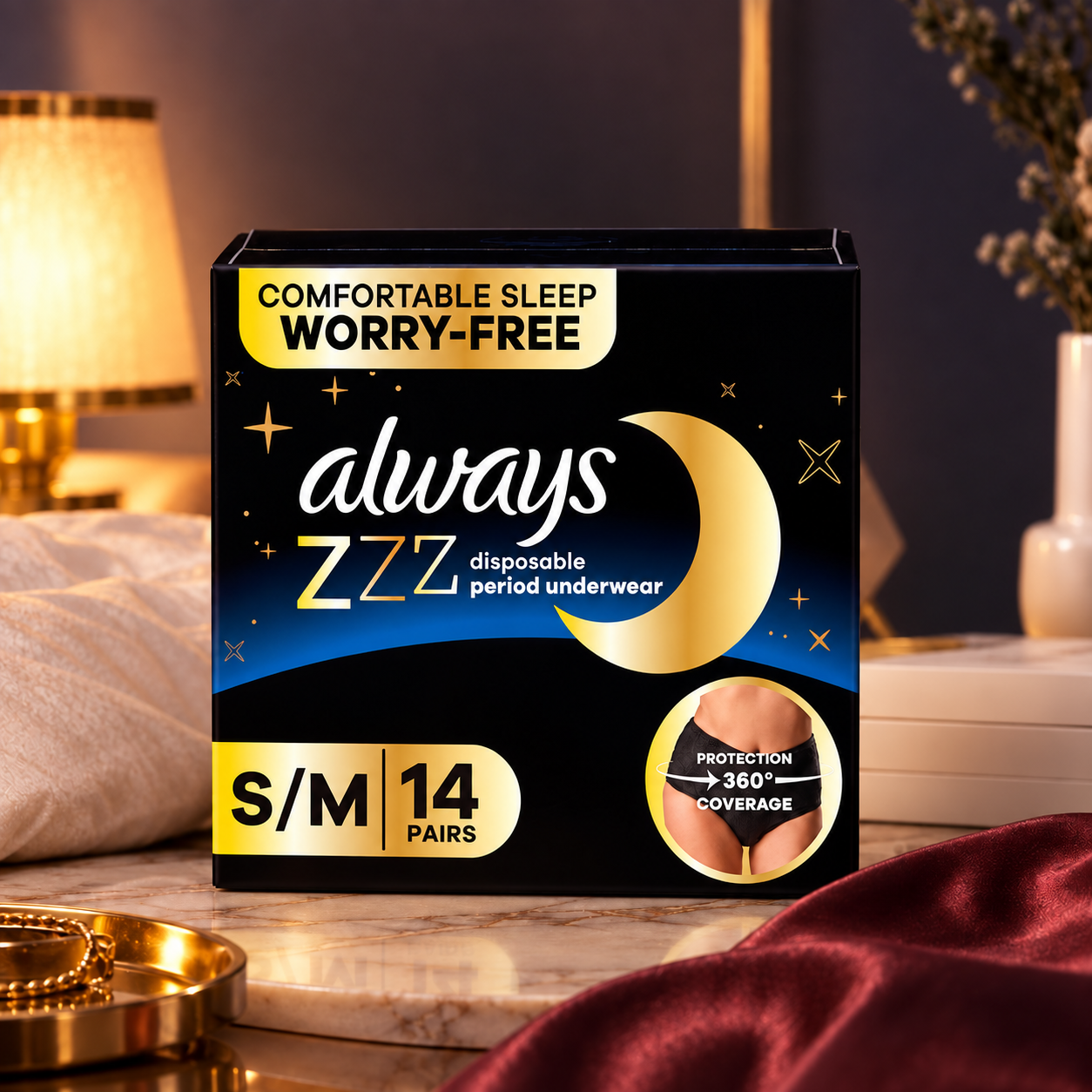 Always ZZZ Disposable Period Underwear
