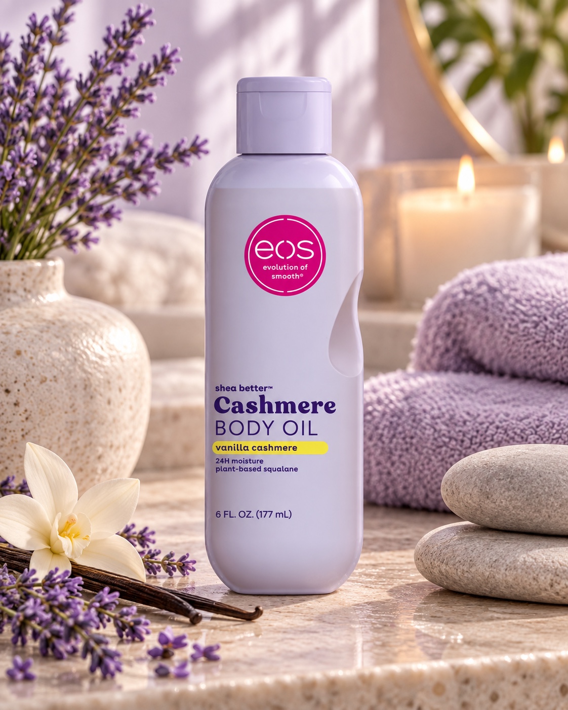 eos Vanilla Cashmere Body Oil