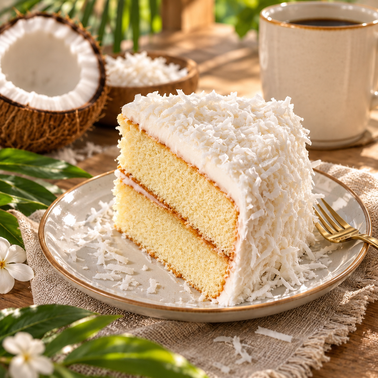 Coconut Coconut Cake