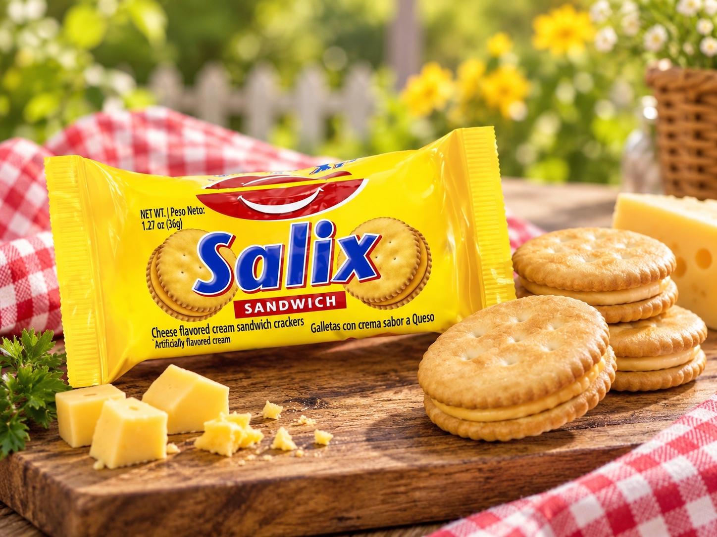 Salix Cheese Sandwich Crackers