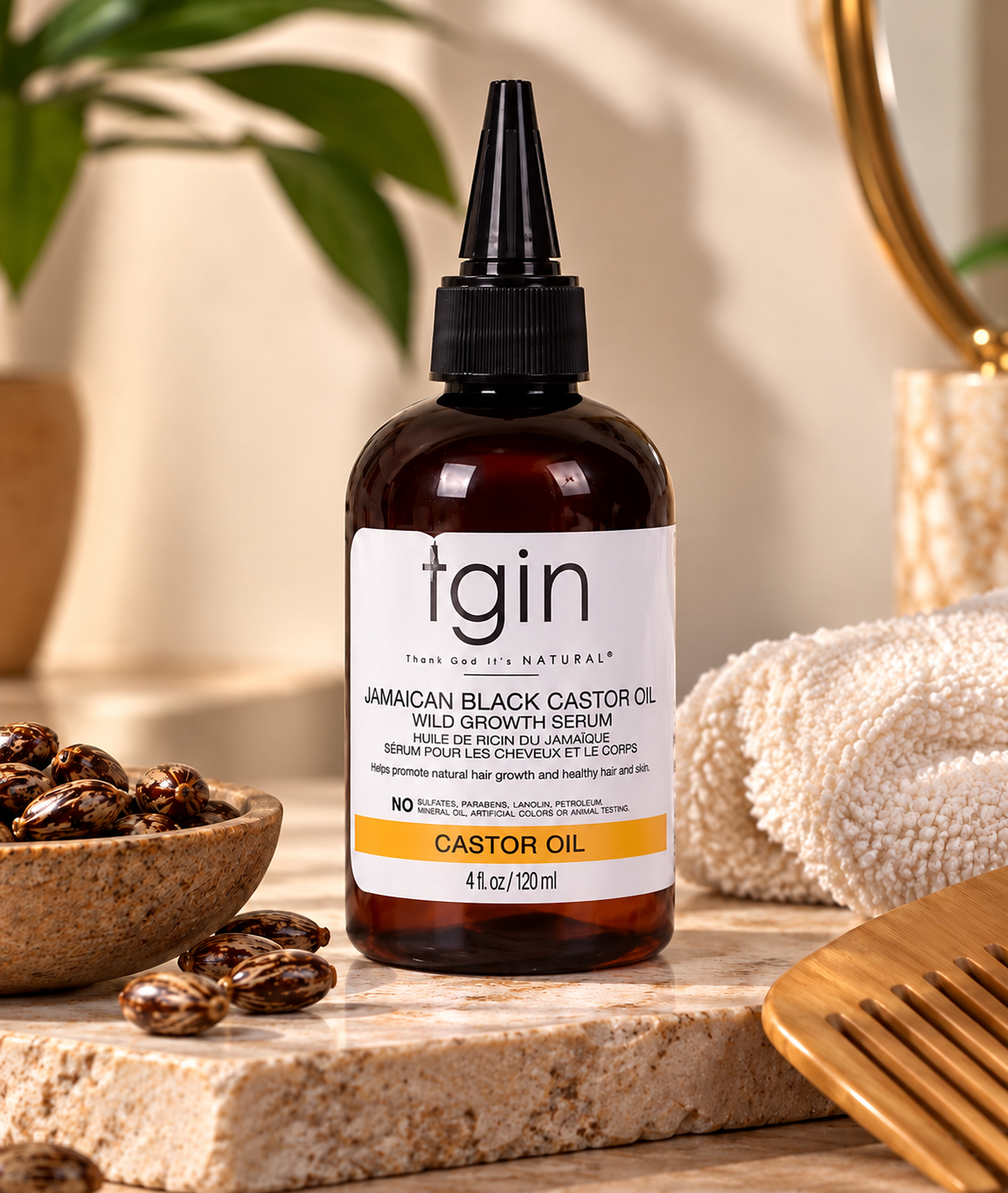 tgin Jamaican Black Castor Oil Wild Growth Serum