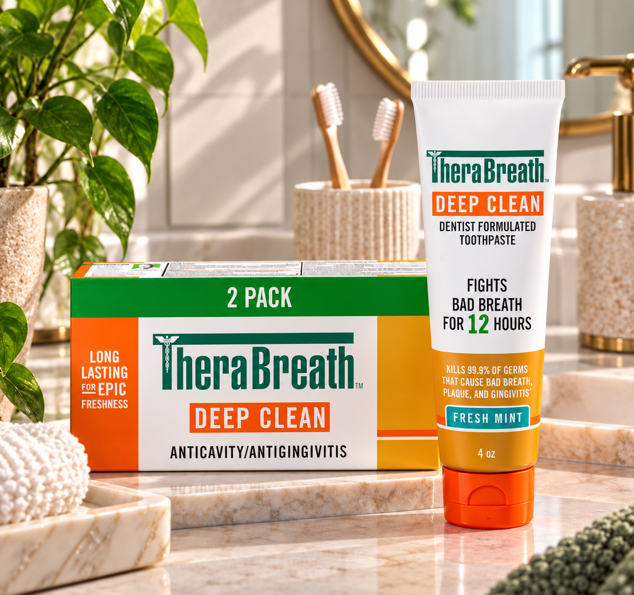 TheraBreath Deep Clean Toothpaste