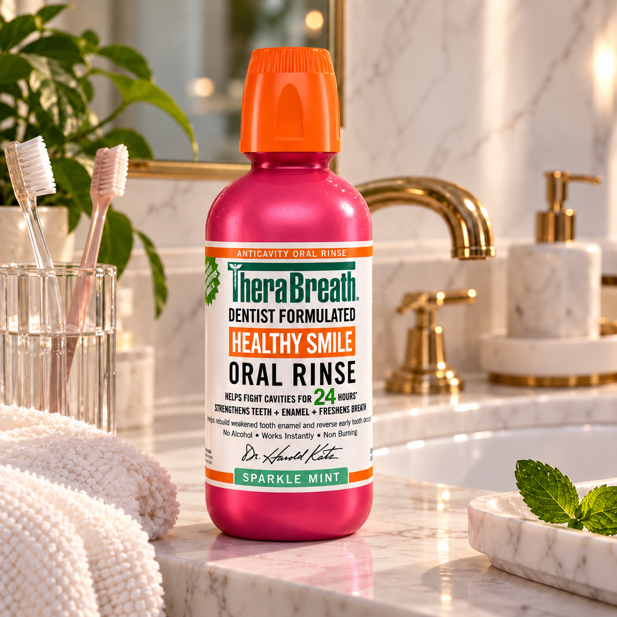 TheraBreath Healthy Smile Oral Rinse