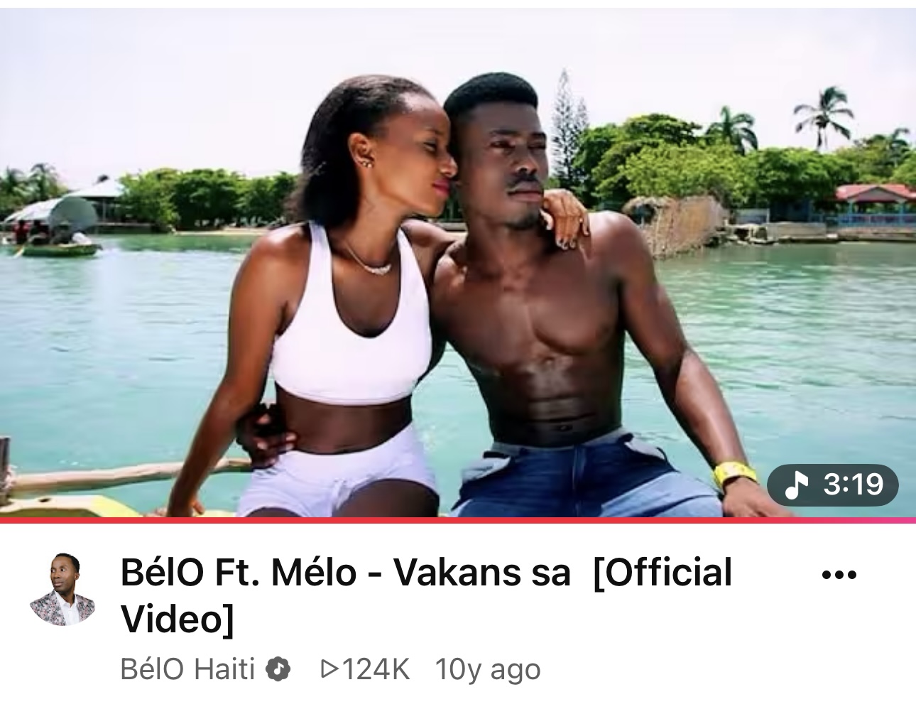 Still from Bélo featuring Mélo, Vakans sa